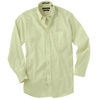 Forsyth Men's Button-Down Collar Freedom Long Sleeve Shirt (37" Sleeve)