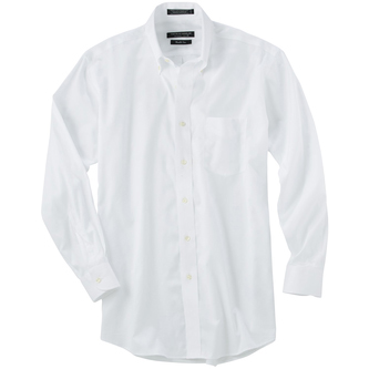 Forsyth Men's Button-Down Collar Freedom Long Sleeve Shirt (37" Sleeve)