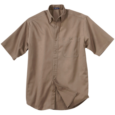 River's End Men's Denim & Twill Short Sleeve Shirt