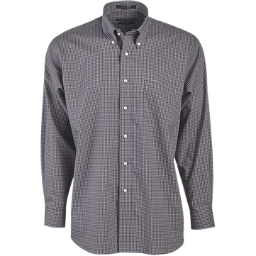 Forsyth Men's Box Check Button-Down Collar Long Sleeve Shirt (33" Sleeve)