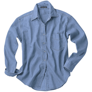 River's End Ladies' Denim Long Sleeve Shirt