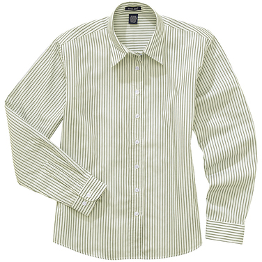 River's End Ladies' Easy-Care Striped Long Sleeve Shirt