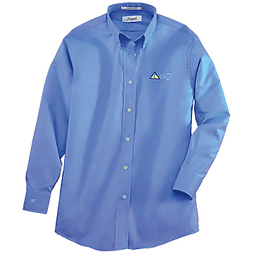 Forsyth Ladies' Pinpoint Oxford Wrinkle Resistant Long Sleeve Shirt