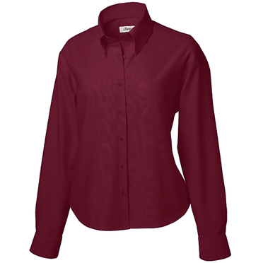 Forsyth Ladies' Oxford Wrinkle Resistant Long Sleeve Sport Shirt
