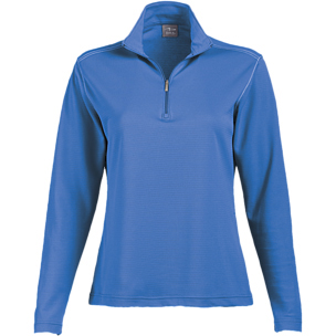Page & Tuttle Ladies' Contrast Stitch 1/4-Zip Pullover