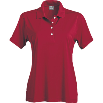 Page & Tuttle Ladies' Solid Jersey Short Sleeve Polo