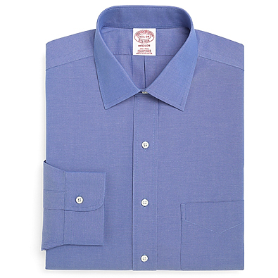 Brooks Brothers Men's Non-Iron Ainsley Long Sleeve Shirt (32/33" Sleeve)