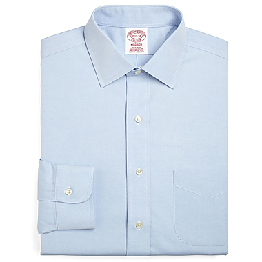 Brooks Brothers Men's Non-Iron Ainsley Long Sleeve Shirt (34/35" Sleeve)