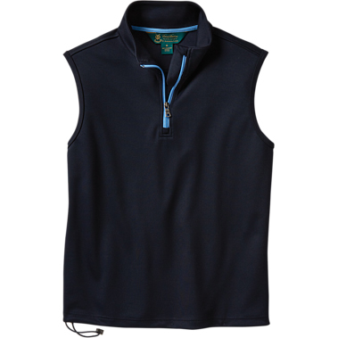 Brooks Brothers Men's Knit Golf 1/4-Zip Vest