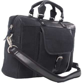 Burk's Bay Canvas and Leather Elite Briefcase