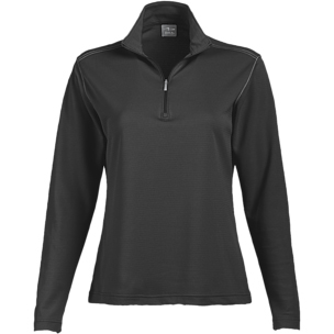 Page & Tuttle Ladies' Contrast Stitch 1/4-Zip Pullover